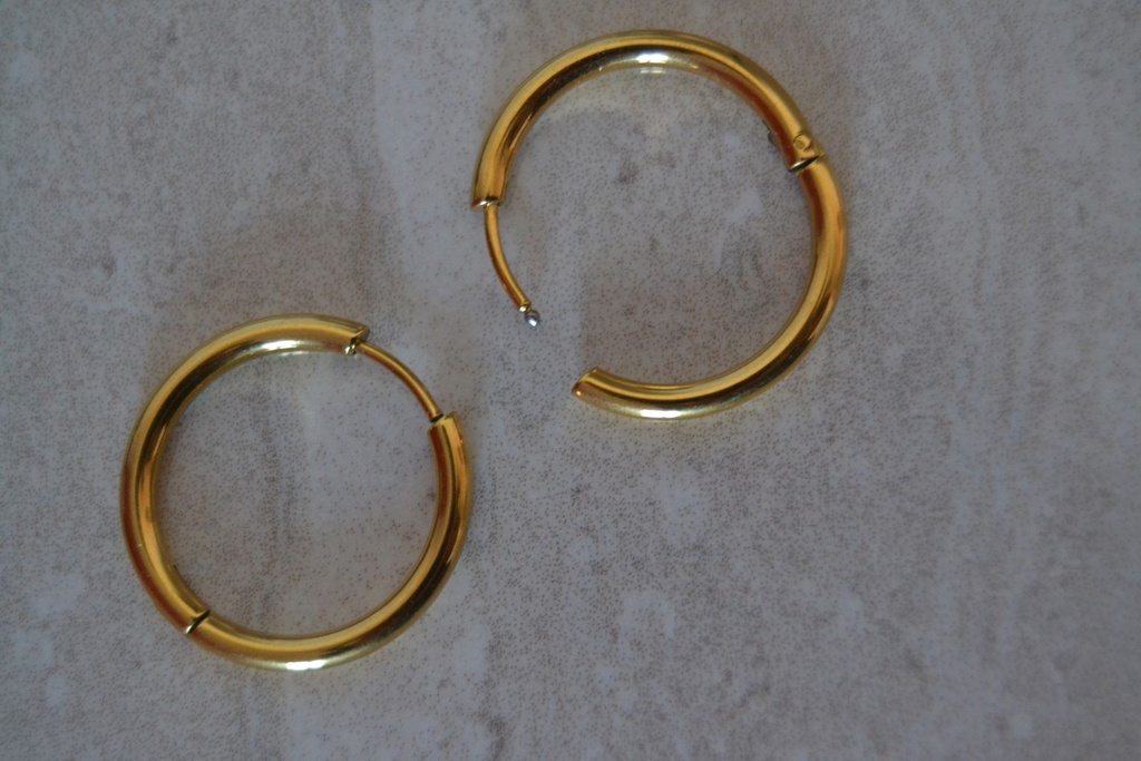 Créoles 23 mm – Finition Dorée